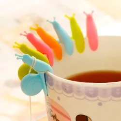 Silikon Schnecken - Tee Infuser - Teebeutelhalter 2 Stück
