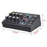 AM-228 Mischpult - ultrakompakt - geräuscharm - 8 Kanäle Audio-Soundmischer mit Netzteil