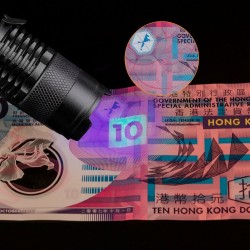 Zoomable UV LED Taschenlampe Taschenlampe - Marker Checker - gefälschte Gelderkennung