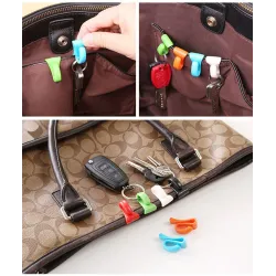 Mini bag clips - key holder hooks 2 pcsBags