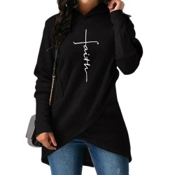 Warm hooded pullover hoodiePlus