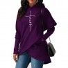 Warm hooded pullover hoodiePlus