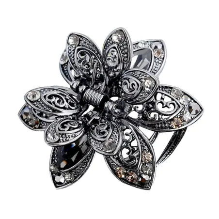 Crystal flower - hair clipHair clips
