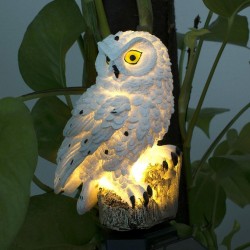 Owl shape - solar powered - outdoor - garden light lampSolar lighting