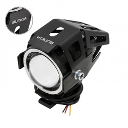 U7 Angel Eye motorcycle LED headlight with switch - fog lamp - CREE chip 3000LM - 2 piecesLights
