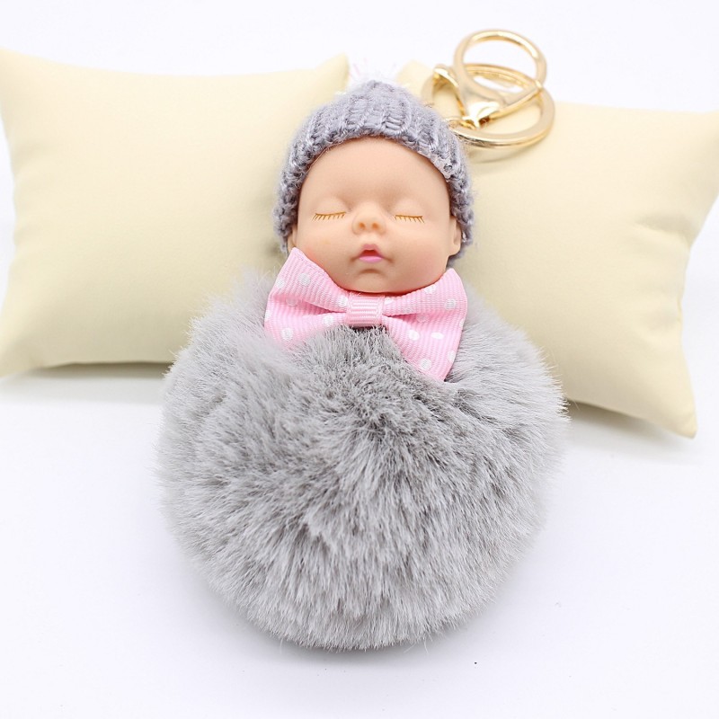 Sleeping baby doll - keychainKeyrings