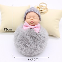 Sleeping baby doll - keychainKeyrings