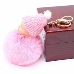 Sleeping baby doll - keychainKeyrings