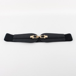 Double gold buckle - elastic leather beltBelts