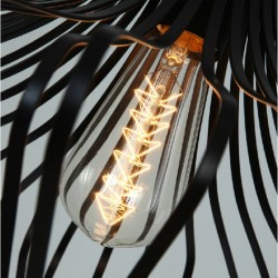 Vintage Edison Licht - Aluminium Lampe