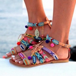 Ethnic - bohemian - summer sandals