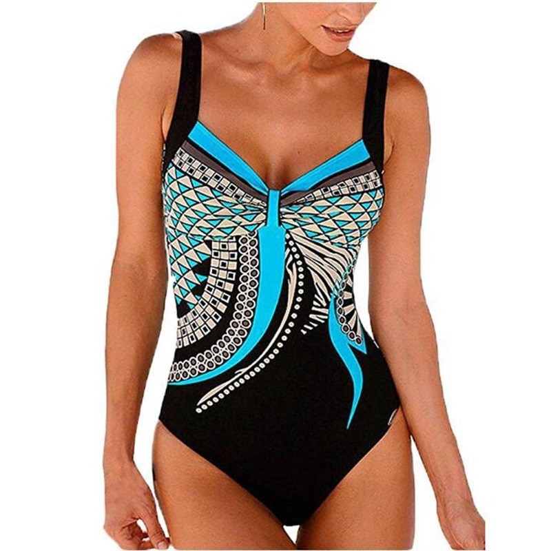 One piece swimsuit with push upBeachwear