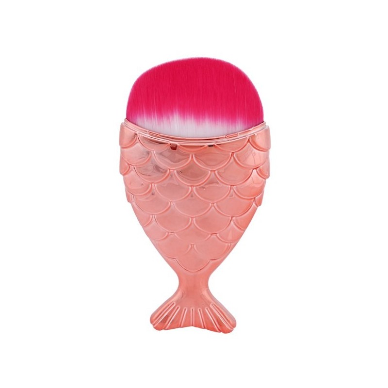 Professionelle Make-up-Pinsel mit Fisch Haut Muster