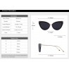 Retro Katzenauge - Aluminiumrahmen - ovale Sonnenbrille - UV400