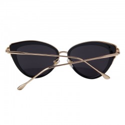 Retro cat eye - alloy frame - oval sunglasses - UV400Sunglasses