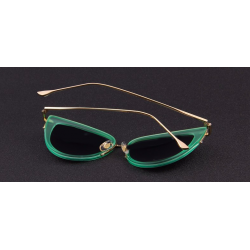 Retro Katzenauge - Aluminiumrahmen - ovale Sonnenbrille - UV400