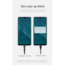 Baseus - fast charging - flat micro USB data cableCables
