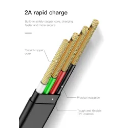 Baseus - schnelles Laden - flaches Micro USB Datenkabel