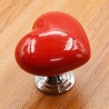 Ceramic heart - furniture handle - knobFurniture