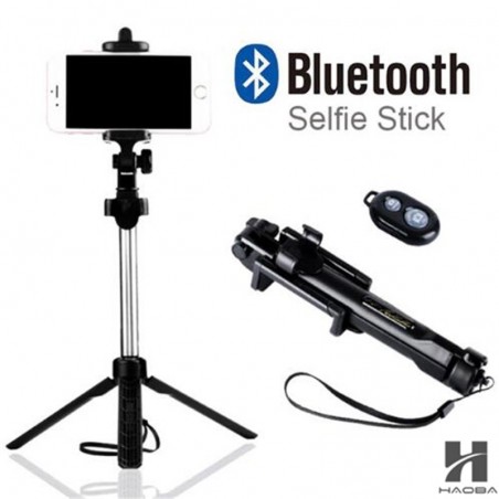 Tripod Bluetooth selfie stick with shutter button for smartphoneSelfie sticks