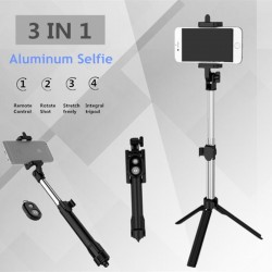 Tripod Bluetooth Selfie Stick mit Shutter-Taste für Smartphone