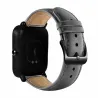 Lederband mit schwarzer Schnalle für Xiaomi Huami Amazfit Bip