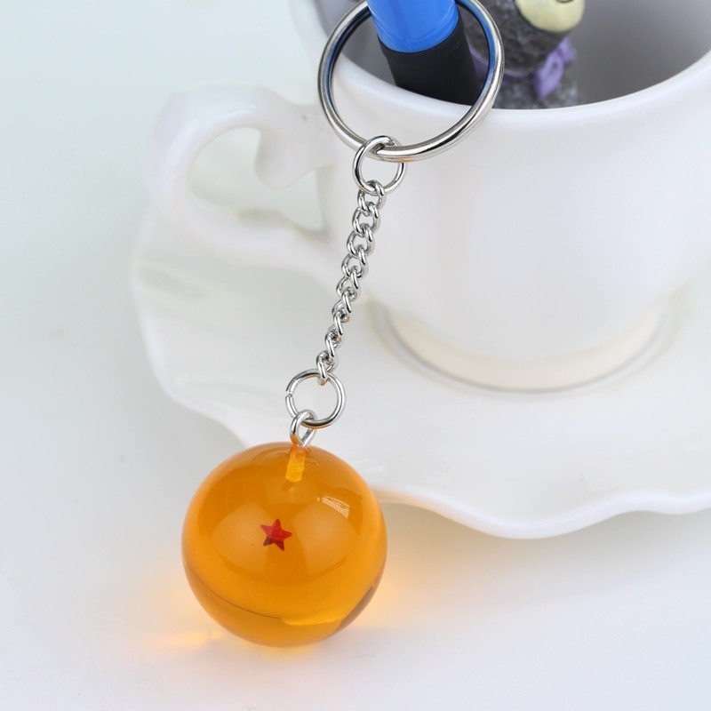Ball mit Stern - Schlüsselanhänger