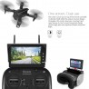 Jeder EX2mini Brushless 5.8G FPV - RC Drone Quadcopter RTF - Mit Kamera + FPV Monitor + Gläser - Modus 2 (linke Handdrossel)