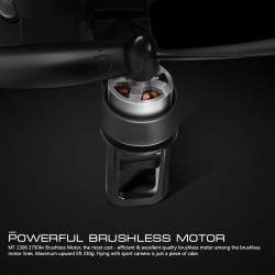 Jeder EX2mini Brushless 5.8G FPV - RC Drone Quadcopter RTF - Mit Kamera + FPV Monitor + Gläser - Modus 2 (linke Handdrossel)