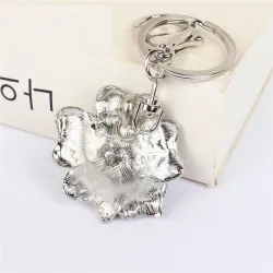 Luxurious crystal rose - keychainKeyrings