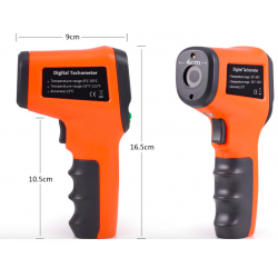 FOSHIO 10-99999 RPM - digital laser tachometer - non-contact photoelectric car speedometerDiagnosis