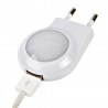 Led - Mini Wandleuchte mit USB-Ladegerät - EU-Stecker