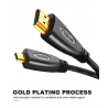 Gold plated 3D 1080P HDMI to micro HDMI - D-type male to HDMI male - cableCables