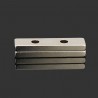 N35 strong neodymium magnet block 40 * 10 * 4mm - countersunk with 2 holes 2pcsN35