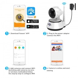 Security IP wireless camera - smart WiFi with 32GB SD cardSecurity cameras