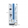 3 in 1 Molex 4pin SATA 6pin PCI express PCIE PCI-E riser cardCables