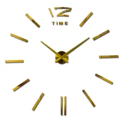 Große dekorative DIY Wanduhr