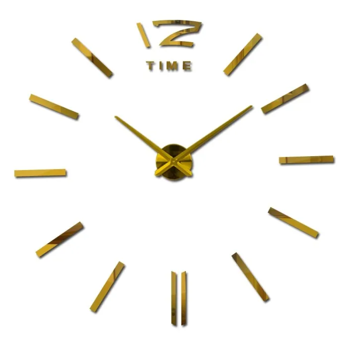 Große dekorative DIY Wanduhr