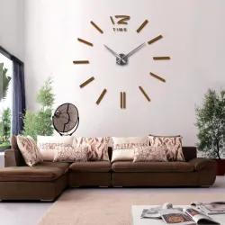 Große dekorative DIY Wanduhr