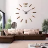 Große dekorative DIY Wanduhr