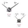 Große dekorative DIY Wanduhr