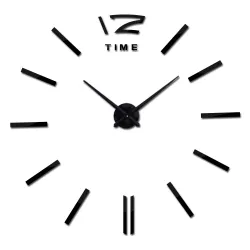Große dekorative DIY Wanduhr
