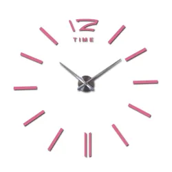 Große dekorative DIY Wanduhr