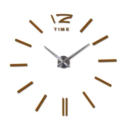 Große dekorative DIY Wanduhr