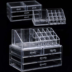 Acryl transparente Make-up-Organisator - Aufbewahrungsbox