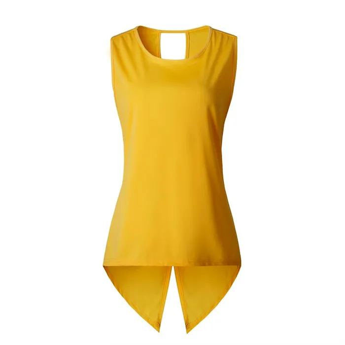 Kreuz unregelmäßige Bluse - elegantes Top