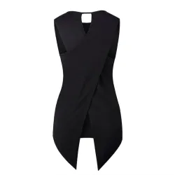 Cross irregular blouse - elegant topBlouses & shirts