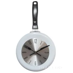 Metal wall clock in the shape of a frying pan - 8-10-12 inchesClocks