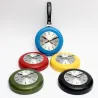 Metal wall clock in the shape of a frying pan - 8-10-12 inchesClocks