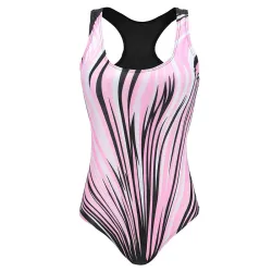 Einteiliger Sport Badeanzug - Spandex